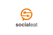 Social Eat - Letter S Logo