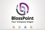 BlossPoint,B,P Letter Logo