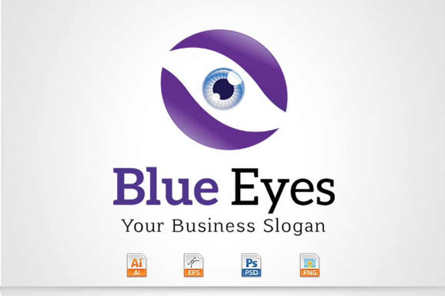 Blue Eyes in Logo Templates - product preview 8