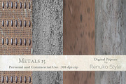 Metals 15 Digital textures