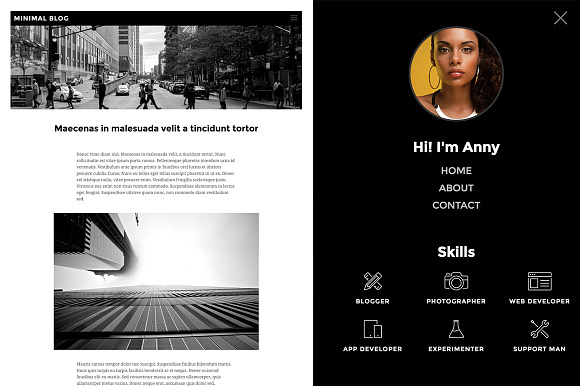 Minimal Blog Drupal 7 Template in Drupal Themes - product preview 3