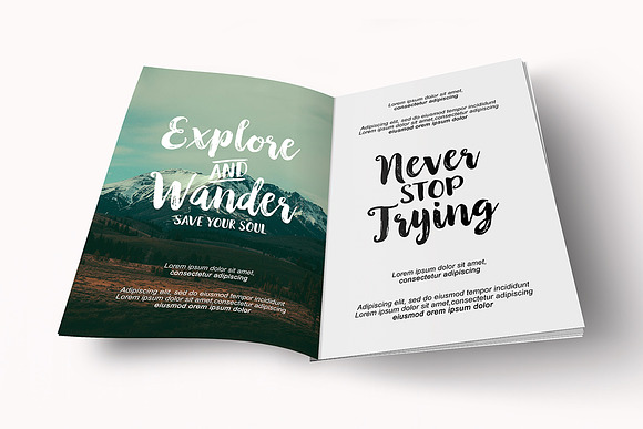 Black & White Font Duo in Script Fonts - product preview 6