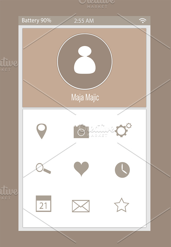 user interface mobile design in Mobile & Web Mockups - product preview 2