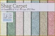 20 Seamless Shag Carpet Textures