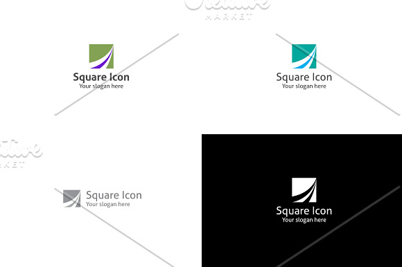 Square Icon Logo in Logo Templates - product preview 3