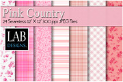24 Seamless Pink Country Textures