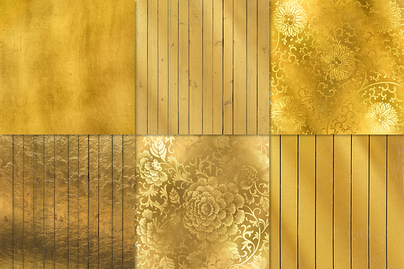 Gold Foil Textures, Gold Backgrounds in Textures - product preview 22
