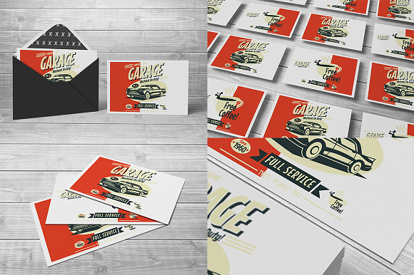 Postcard BUNDLE Mock-Ups in Print Mockups - product preview 3