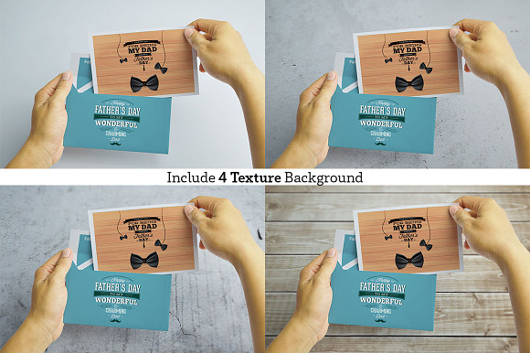 Postcard BUNDLE Mock-Ups in Print Mockups - product preview 4