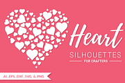 Heart Silhouettes for Crafters