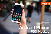 Android Phone Xiaomi Mi5 Mockup