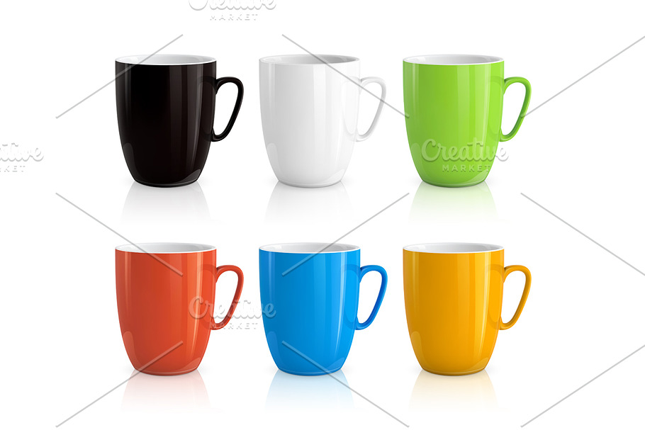 Set of cups in Illustrations - product preview 8