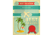 Summer Travel Poster Design