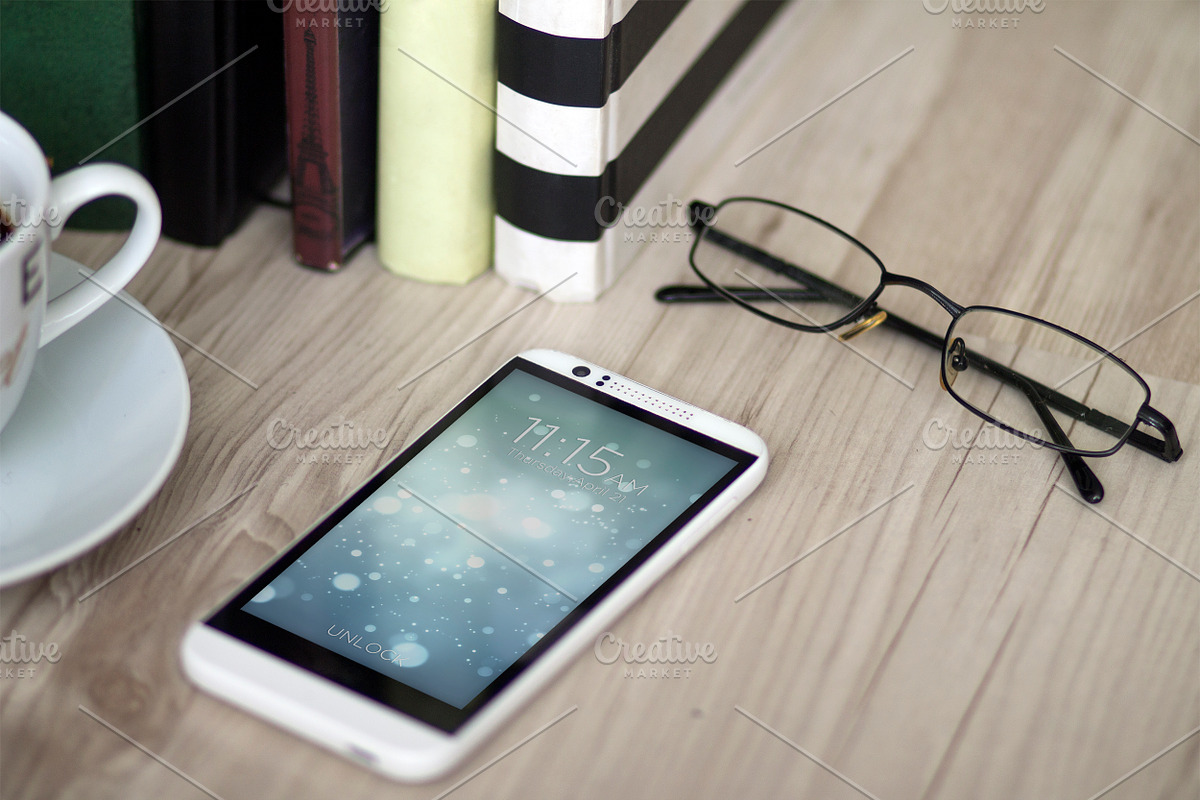 Android Smartphone Mock-Up in Mobile & Web Mockups - product preview 8