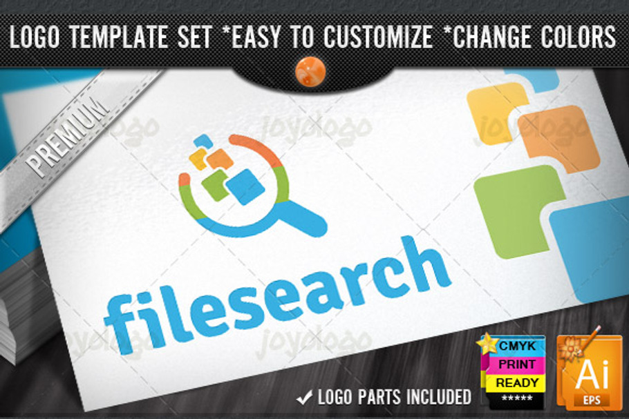 Database Finder File Searching Logo in Logo Templates - product preview 8