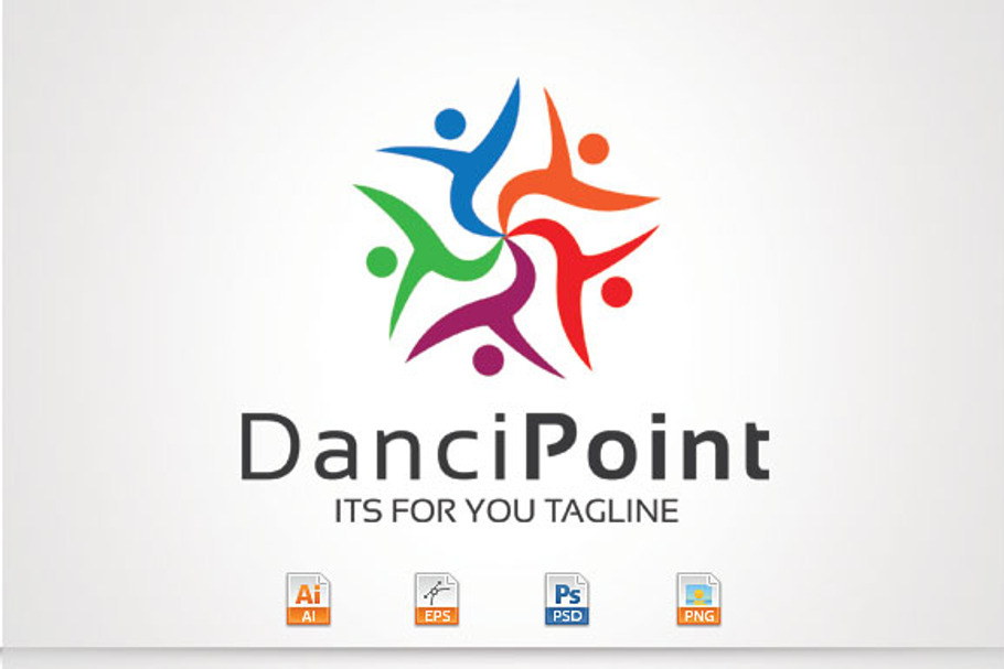 DanciPoint in Logo Templates - product preview 8