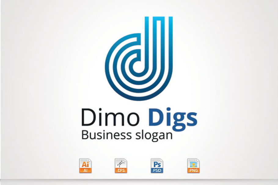 Dimo Digs,D Letter Logo in Logo Templates - product preview 8