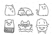 Print cat.   Funny cats
