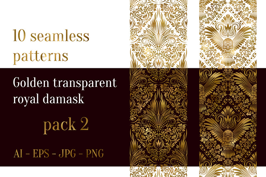 10 royal damask patterns Pack 2