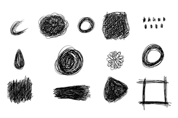 Big vector set of splashes & blots in Objects - product preview 2