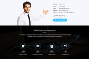 Resume PSD - One Page Design