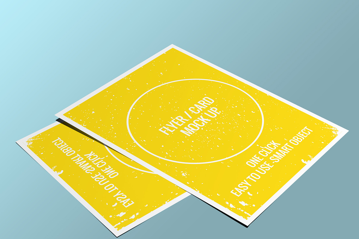 A4 Flyer Mock Ups  in Print Mockups - product preview 8
