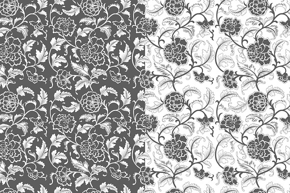 Floral Chinese patterns and cards in Patterns - product preview 5