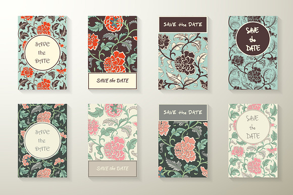 Floral Chinese patterns and cards in Patterns - product preview 7