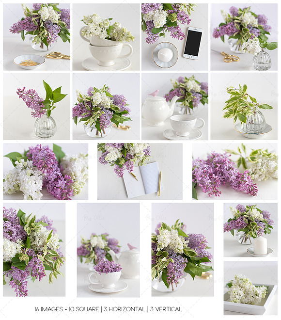 Lilac styled stock photography in Product Mockups - product preview 1