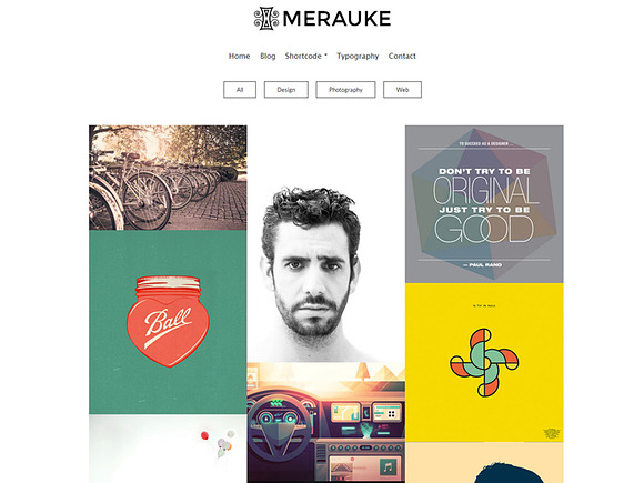 Merauke - Portfolio & Modern Blog in WordPress Portfolio Themes - product preview 1