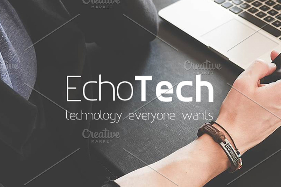 EchoTech Font