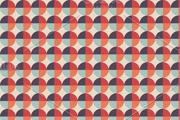 Vintage geometric seamless pattern in Patterns - product preview 1