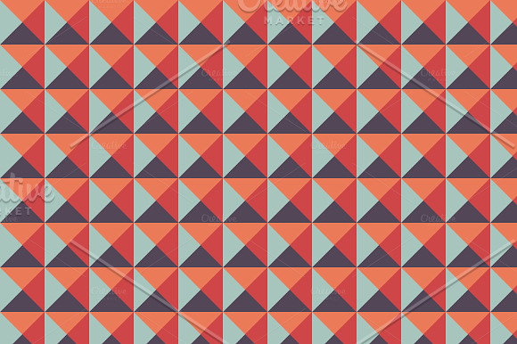 Vintage geometric seamless pattern in Patterns - product preview 3