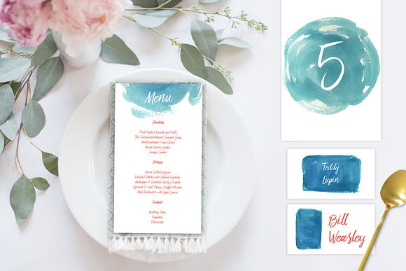 Something Blue Wedding Collection in Wedding Templates - product preview 6