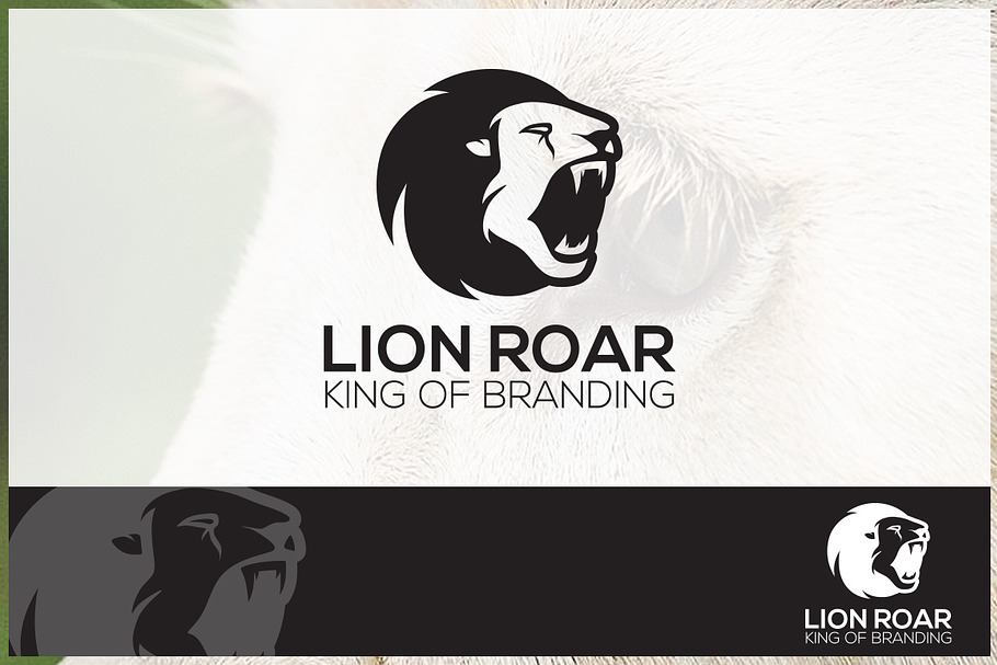 Lion Roar Logo Template