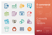 E-commerce Icons Set 3 | Colored
