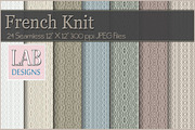 24 Seamless French Knit Textures