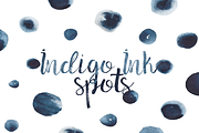 Indigo Ink Spots