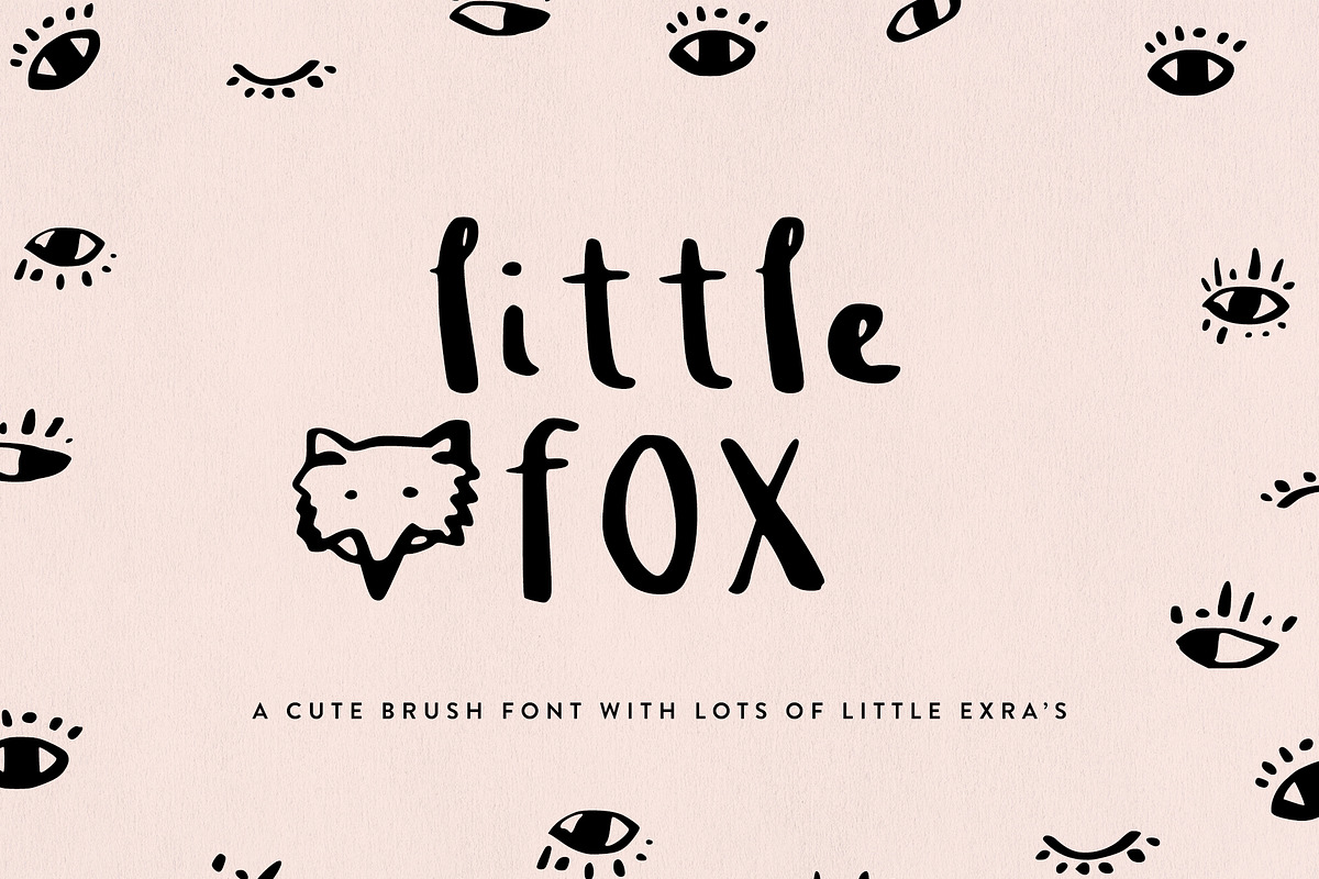 Little Fox Brush Font in Display Fonts - product preview 8