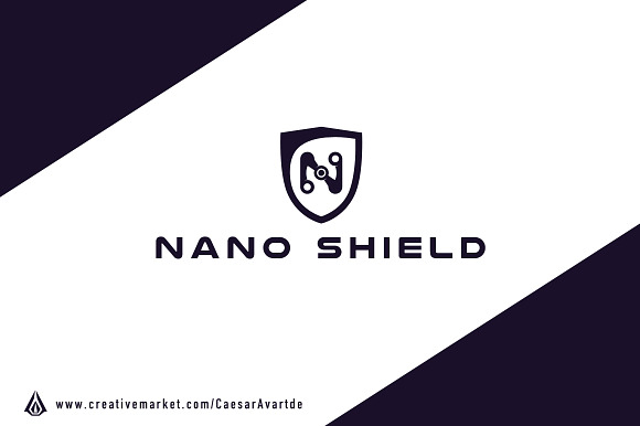 Nano Shield Logo Template in Logo Templates - product preview 1