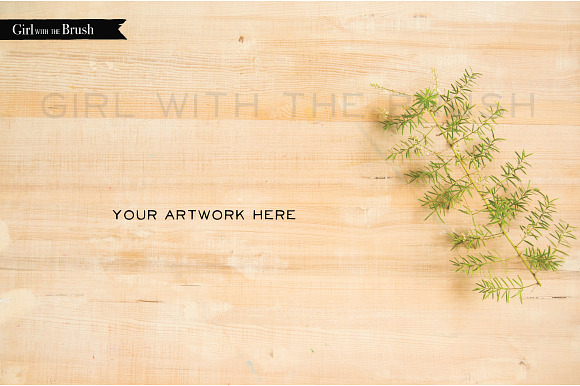 Art Mockup on Wood in Print Mockups - product preview 2
