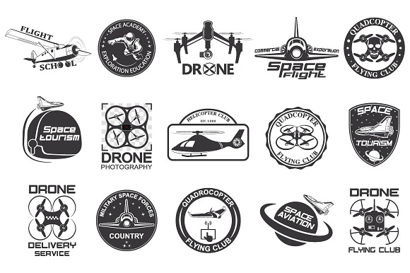35 vintage emblems in Graphics - product preview 1
