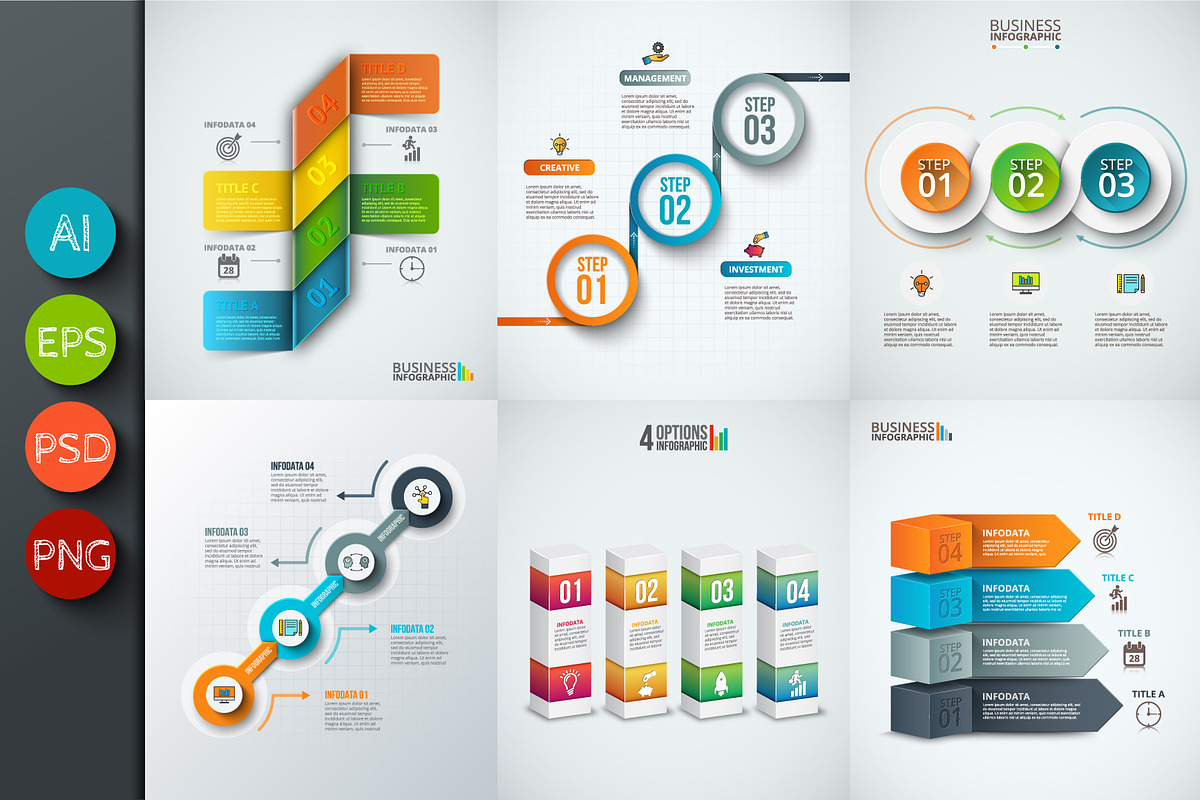 Diagrams for business infographic v8 in Presentation Templates - product preview 8