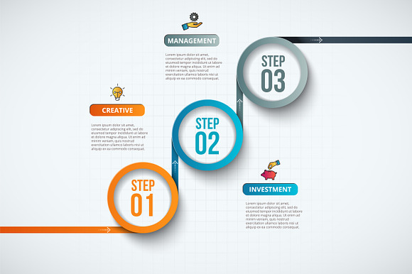 Diagrams for business infographic v8 in Presentation Templates - product preview 3