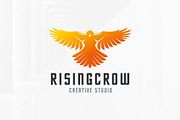 Rising Crow Logo Template
