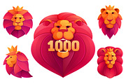 30 lion icons