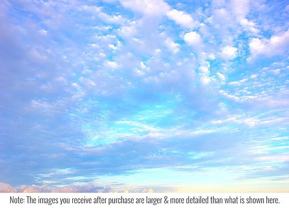 Sky Overlays - 44 Cloud Pictures in Photoshop Layer Styles - product preview 5