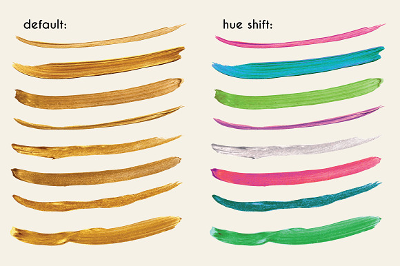 Gold Paint Brushes for Illustrator in Photoshop Brushes - product preview 1