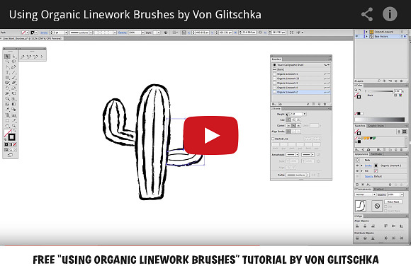 The Organic Vector Brush Bundle in Photoshop Brushes - product preview 11