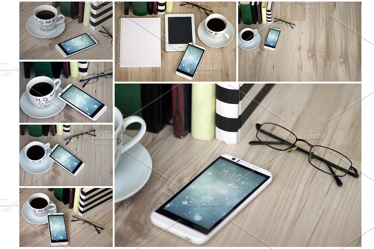 Android Smartphone,7 PSD Mock-Ups  in Mobile & Web Mockups - product preview 8